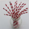 Red Striped Bendy Paper Straws